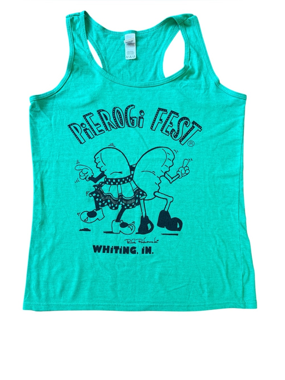 PiEROGi FEST Women’s Medium Tank Top Green - Whiting, Indiana